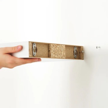 ПОЛКА НАСТЕННАЯ IKEA LACK 110x26 см БЕЛАЯ