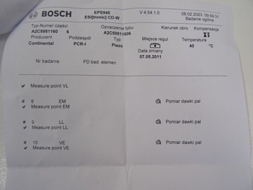 фото thumb №13, Інжектор nissan renault 1.5 dci 8200380253 h8200294738 друк тест