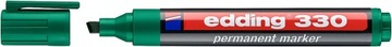 EDDING 330 перманентный маркер зеленого цвета со скошенной кромкой