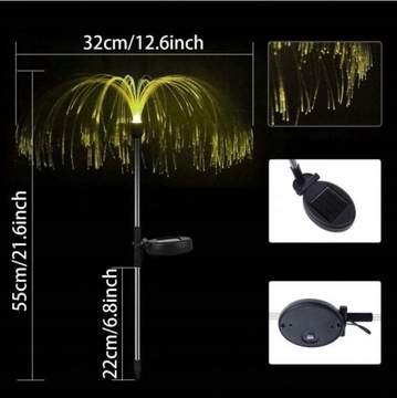 2 шт. СОЛНЕЧНАЯ САДОВАЯ ЛАМПА JEDDUS LAMP