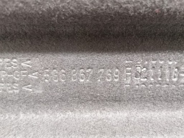 фото thumb №5, Vw golf vii 7 полиця задня багажника оригінал 12-19