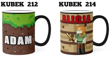 ВОЛШЕБНАЯ КРУЖКА 330 МЛ MINECRAFT РАЗНЫЕ ДИЗАЙНЫ + НАЗВАНИЕ