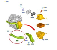 фото thumb №14, Шланг труба повітрозабірник повітря ecosport 2017- _ 2067167 _ gn15-9e635-ab