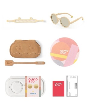Солнцезащитные очки Olivio&Co Desert Sand для детей 0-3 лет.