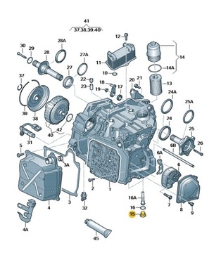 ПРОБКА СЛИВА МАСЛА DSG VW AUDI SEAT SKODA OE