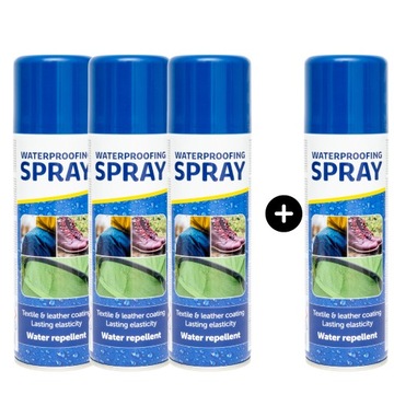 WODOODPORNY IMPREGNAT SPRAY DO BUTÓW SKÓR ODZIEŻY X2 600 ML