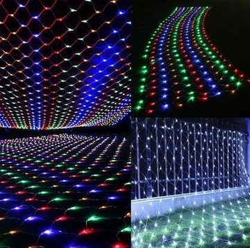 СЕТЧАТАЯ ШТОРА ВНУТРЕННЯЯ/ВНЕШНЯЯ ШТОРА 268LED 200x300см