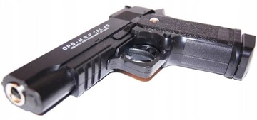 GLOCK PISTOLET METALOWY 100 % NA KULKI REPLIKA +GRANAT kulki 6mm. 800 szt,