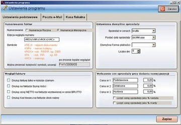 iBiznes Invoice - программа Startowa