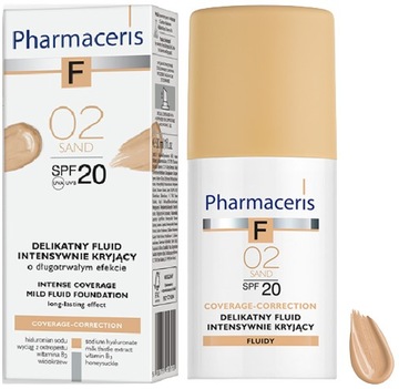 PHARMACERIS F интенсивно покрывающий флюид 02 ПЕСОК