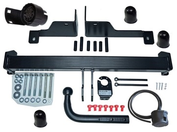 OPEL COMBO C 2001-2012 БУКСИРОВОЧНЫЙ КРЮК + ЖГУТ ПРОВОДОВ 7PIN13