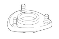 фото thumb №1, Верхний кронштейн амортизатора перед mazda cx-5 17-