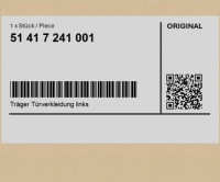 фото thumb №1, Кронштейн оббивка двері лівий mini coupé r58 r56 lci cabrio r57 lci clubman