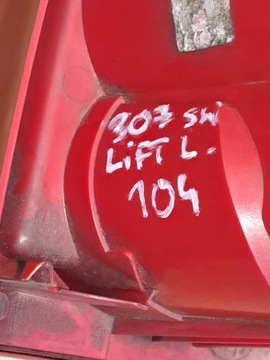 фото thumb №8, Peugeot 307 sw рестайлинг лампа левая задняя x104