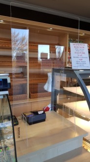 Крышка из оргстекла, защитное стекло 100х70.