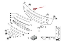 фото thumb №6, Mini cabrio r52 передняя часть бампер cover 51117127925 7127925