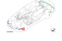 фото thumb №8, Bmw 5 g30 передний бампер жгут трубопровод 6112 новый оригинальный 9832596