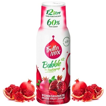 FruttaMax SYROP KONCENTRAT DO NAPOI GAZOWANYCH SMAK GRANAT NA 12l