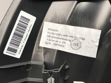 фото thumb №9, Seat tarraco 2020 7 легковий оббивка боковина багажника права 5fj867034l