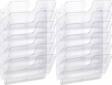 6 POJEMNIKÓW NA DUKUMENTY PRZEZROCZYSTE ZAWIESZANE Durable FLEXIPLUS A4 x2