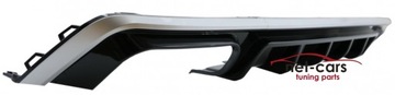 DYFUZOR SPOILER AUDI A6 C8 4K 18- S6 ZD S LINE C