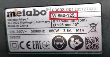 1010734610 METABO PRZEKŁADNIA KGS 254