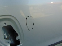 фото thumb №7, Двері праве перед opel combo d 2010- fiat doblo ii колір сріблястий