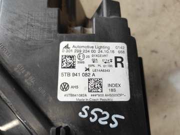 фото thumb №9, Vw touran 2 ii 15- лампа права перед повний led 5tb941082a