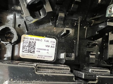 фото thumb №11, Vw golf viii 8 лампа кабины потолок чёрная gti r-line оригинал европа