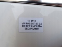 фото thumb №12, Двері праві зад задні праві lb9a vw passat b7 3a sedan 10-15r