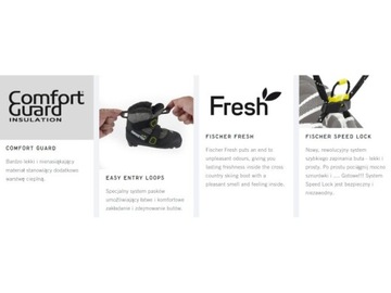 Кроссовки Fischer XC Comfort Pro Black Yellow 2023 46