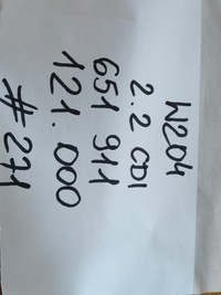 фото thumb №10, Mercedes w204 w212 двигатель kompletny 2.2 cdi om 651 911