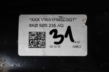 фото thumb №9, Audi a4 a5 балка подвешивание задняя зад 8k0505235an 8k0505235ab 8k0505235aq