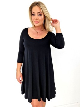Свободная расклешенная туника из вискозы, S/M.