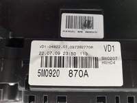 фото thumb №5, Спідометр  vw golf v plus 1.4 tsi 5m0920870a європа