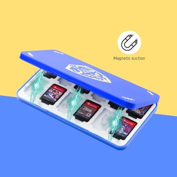 Pudełko case etui na 24x karty z grami +SD Card NS Switch OLED Zelda Legend