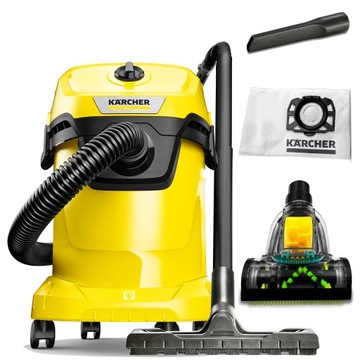 МОЩНЫЙ ПРОМЫШЛЕННЫЙ ПЫЛЕСОС KARCHER WD3 TURBO XXXL НОВАЯ МОДЕЛЬ С ВЫДУВОМ