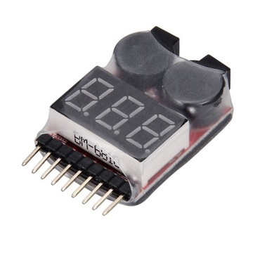 Тестер аккумуляторов низкого напряжения Lipo Checker 1-8S