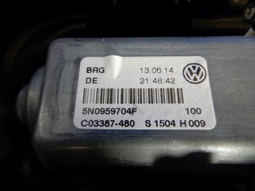 фото thumb №5, Механизм подъемник стекла правый зад vw tiguan i fl