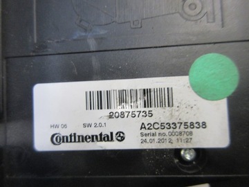 фото thumb №6, Панель переключателей аварийные opel zafira c