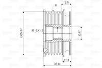 фото thumb №1, Колесо ременное генератора vw