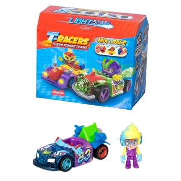 ЛЕГКАЯ СКОРОСТНАЯ машина T-RACERS Series 6 с КОРОБКОЙ ДЛЯ ФИГУРЫ 8