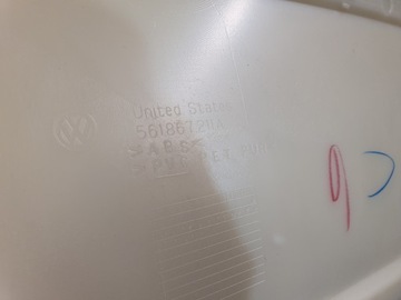 фото thumb №7, Vw passat b7 usa 11-16 боковина обивка дверь левая задняя зад