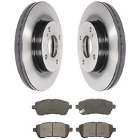 фото thumb №1, Тормозные диски + тормозные колодки перед do ford fiesta vii 7 mk7