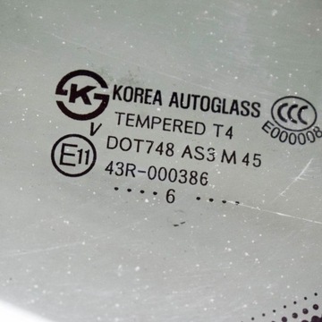 фото thumb №6, Kia carnival 2006 ліва сторона скло кузовна задня