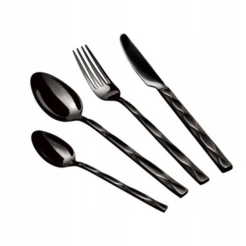 Столовые приборы Berlinger Haus Shiny Black, 24 предмета BH 2622