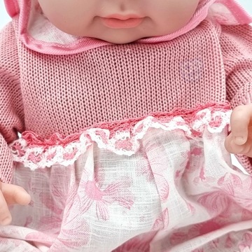 BABY REBORN ОДЕЖДА ПЛАТЬЕ КОМПЛЕКТ ШАПКА ДЛЯ КУКЛЫ 43-46 см ВУПИ