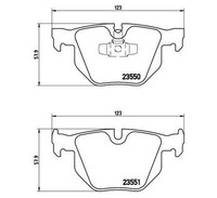 фото thumb №1, Brembo гальмівні колодки гальмівні bmw brilliance 3 series