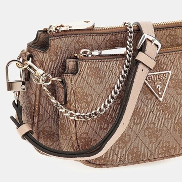 GUESS Messenger сумка, женская сумка на плечо из натуральной кожи.