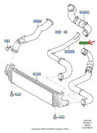 фото thumb №4, Wąż інтеркулер 2.0 tdci ford kuga mk1